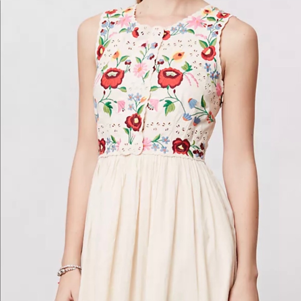 ISO! Fleur Wood Stitched Soliloquy Dress